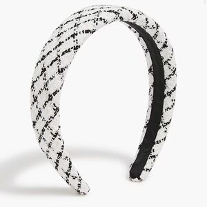 JCREW Tweed puff headband